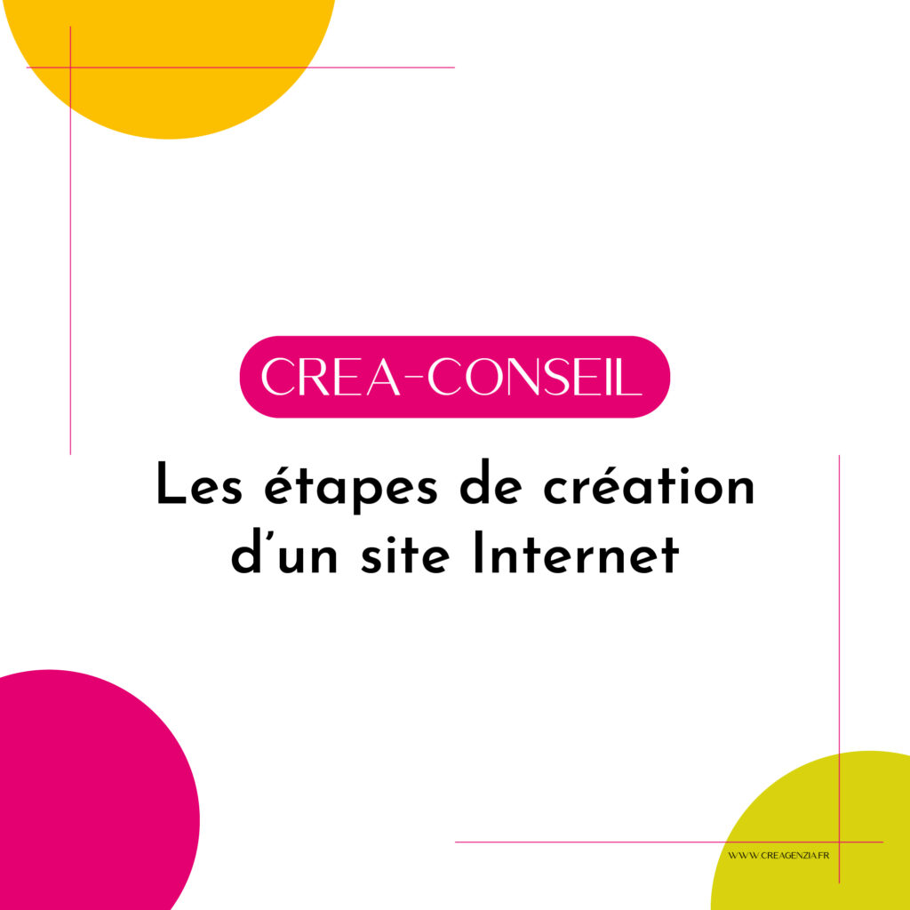 Creagenzia, agence création de site écoresponsable à Mérignac - Titre blog Crea conseil Etapes creation site