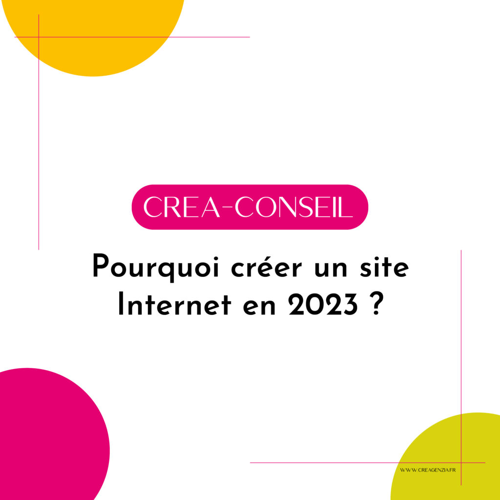 Creagenzia, agence création de site écoresponsable à Mérignac - Titre blog Crea conseil Pourquoi creer site